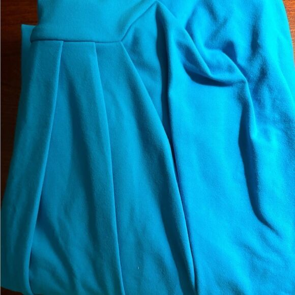 NEW Susana Monaco Tube Twist Asymmetric Strapless Dress Ultramarine Size Medium - Picture 7 of 13